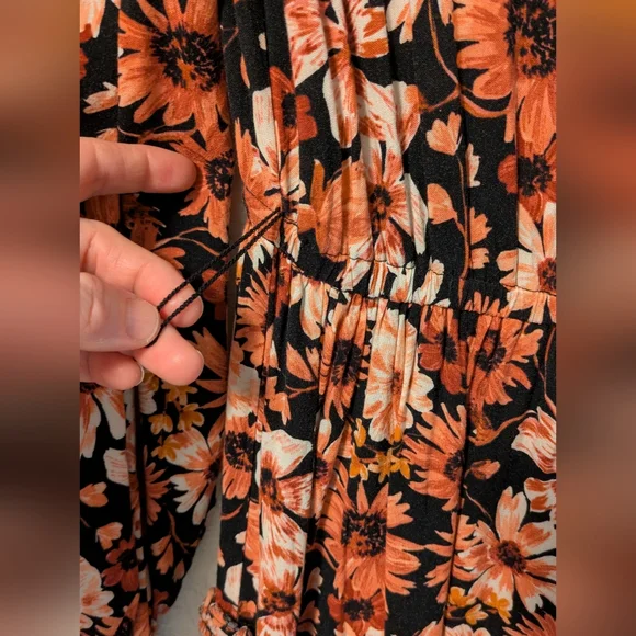 Rachel Parcell Floral Ruffle Long Sleeve Dress - Picture 10 of 10